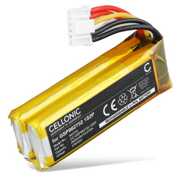 Batteri til JBL Grip GSP982752 1S2P (2600mAh, 3.85V) fra CELLONIC