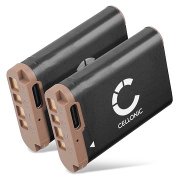 2x Batteri til Sony Cyber-shot DSC-RX100, DSC-RX100M3 (RX100 III), NP-BX1 (1120mAh, 3.6V) fra CELLONIC