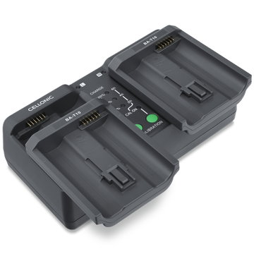 USB-dobbeltoplader (EN-EL4, EN-EL4a) til Nikon D3, F6, D3s, D2X + 1m fra CELLONIC