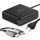 6-ports USB-C oplader til laptop/mobil + kabel