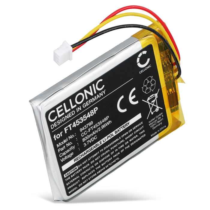 Batteri til Babymoov A014414, A014415, Babyphones YOO SEE, YOO ESSENTIAL YOO SEE, YOO ESSENTIAL (800mAh, 3.7V) fra CELLONIC